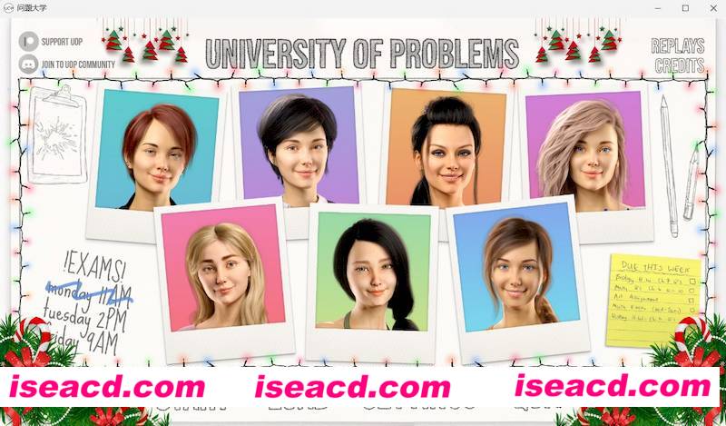 [PC+安卓][学院情缘/问题大学 University of Problems v1.5.5 Extended][更新/欧美SLG/高渲染/13GB][百度网盘]