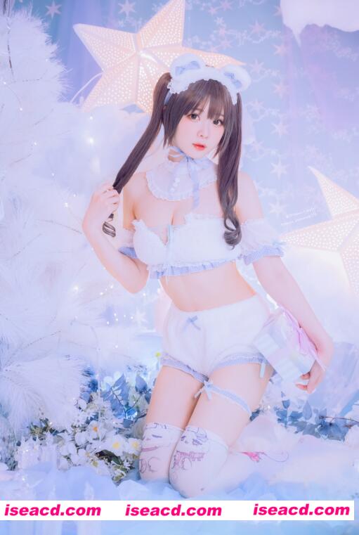 【COSPLAY】霜月shimo – White Bear [16p]【400M】