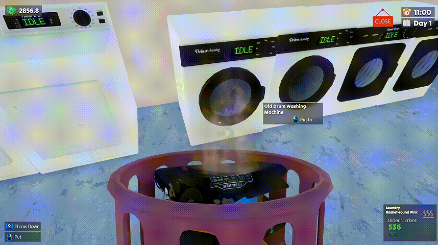 【模拟SLG/中文/3D】洗衣店模拟器:洗刷刷!/Laundry & Supermarket Simulator v1.0.5 官方中文版【3.2G/新作】