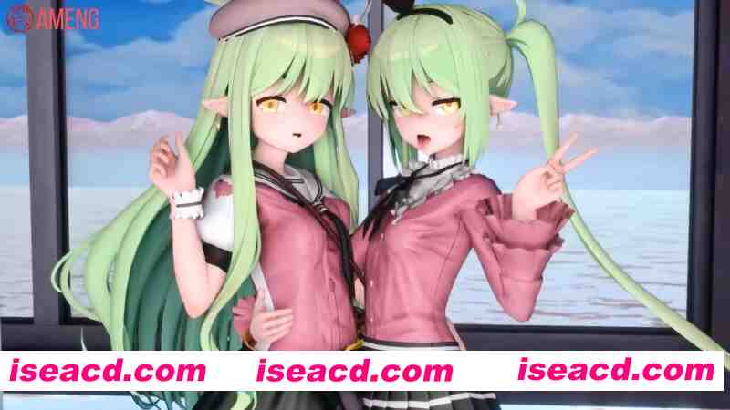 [MMD/步兵] Ameng 9月11蔚蓝档案 喝了分身药的老师和双子雌小鬼橘光橘望  [1V] [200M/CV]