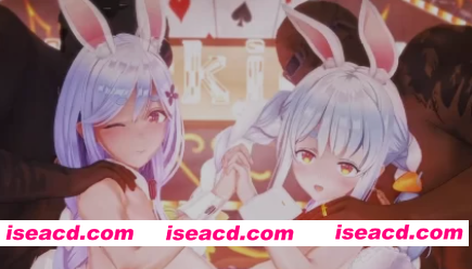 [MMD/步兵] Lanzfh作品 虚拟主播 兔田家母女丼 [1V] [400M/CV]