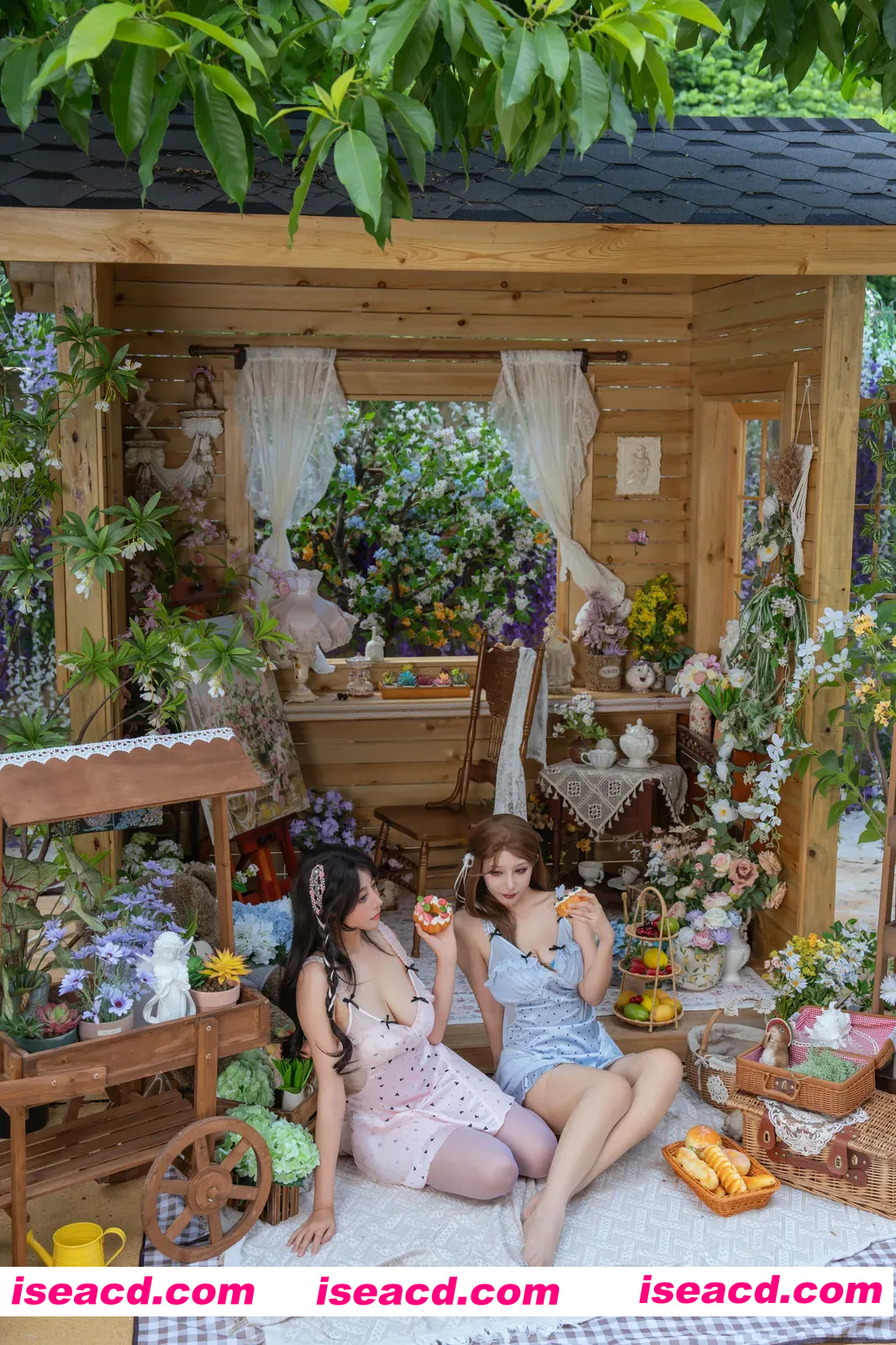 『套图』花眠 – 奈汐酱nice&奶桃桃[91P-1V 2.86GB]